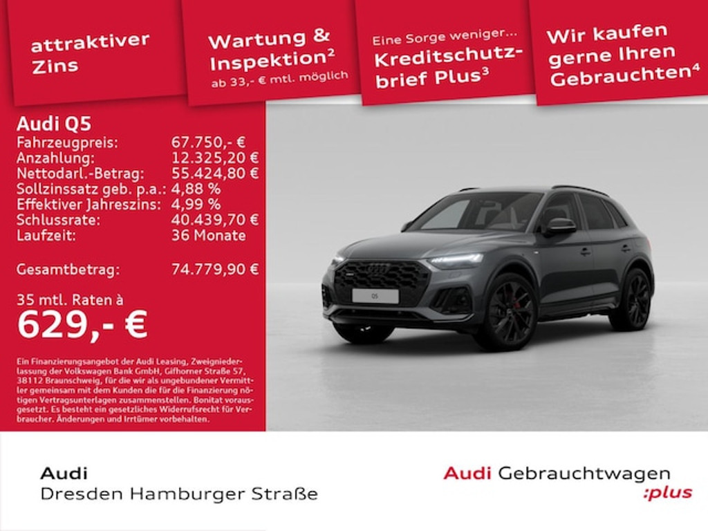 Audi Q5 Quattro Business S-Line S-Tronic Hybride 55 TFSI