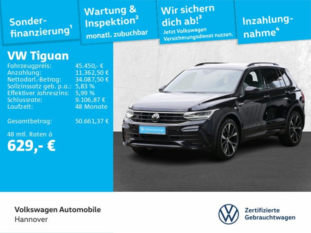 Volkswagen Tiguan DSG R-Line 2.0 TDI
