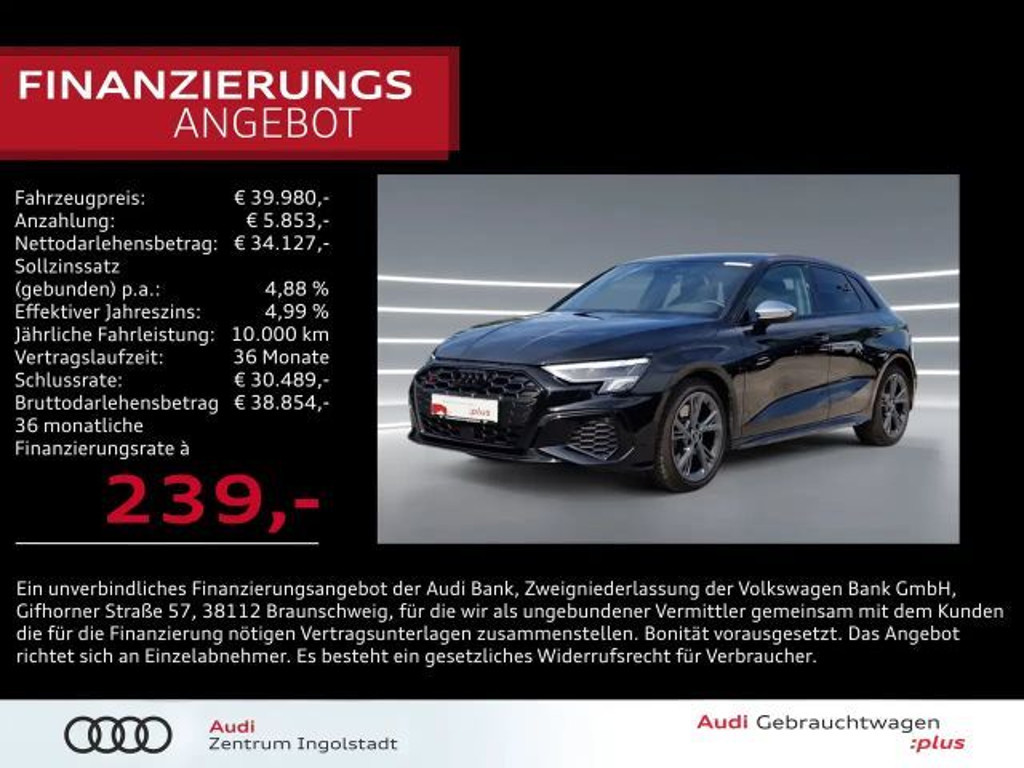 Audi S3 Sportback Sedan