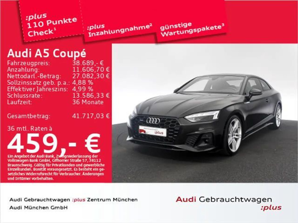 Audi A5 Coupé Quattro S-Line 50 TDI