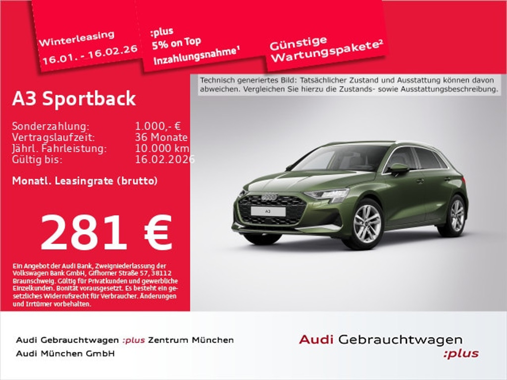 Audi A3 Sportback S-Tronic 30 TFSI