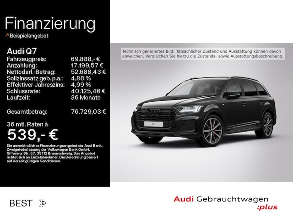 Audi Q7 Quattro S-Line 50 TDI