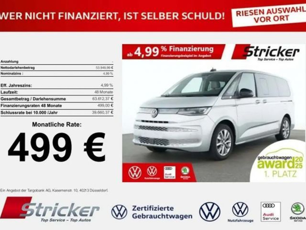 Volkswagen Multivan DSG Style 2.0 TDI Lang T7