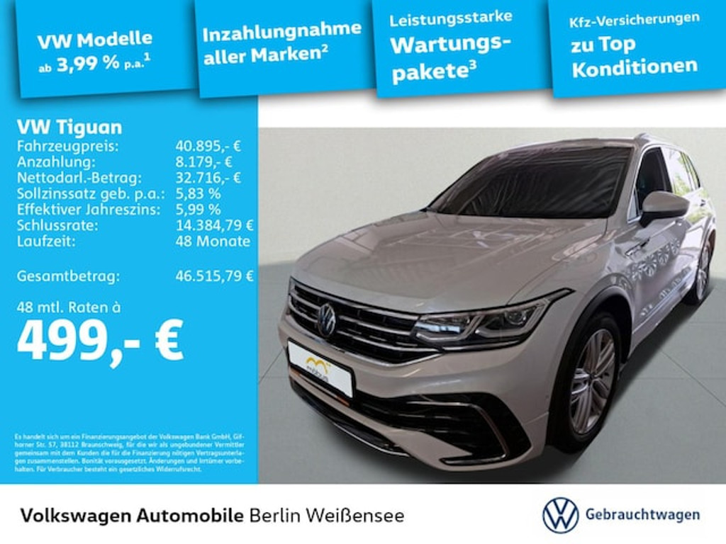 Volkswagen Tiguan DSG R-Line 2.0 TSI