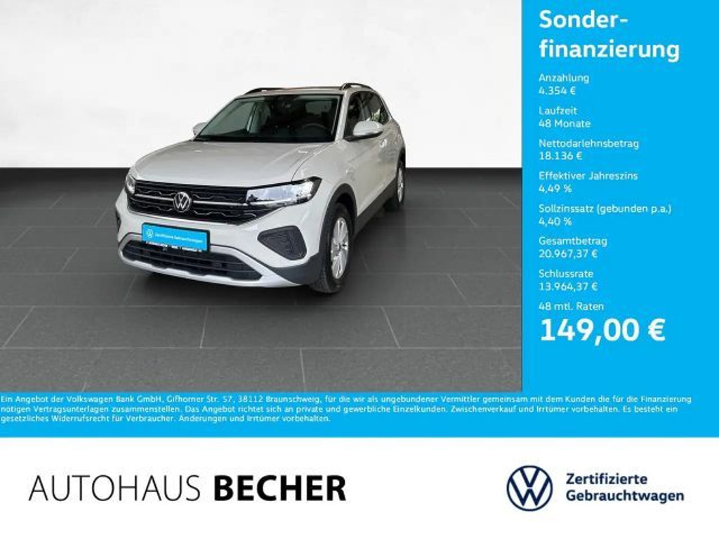 Volkswagen T-Cross Life 1.0 TSI