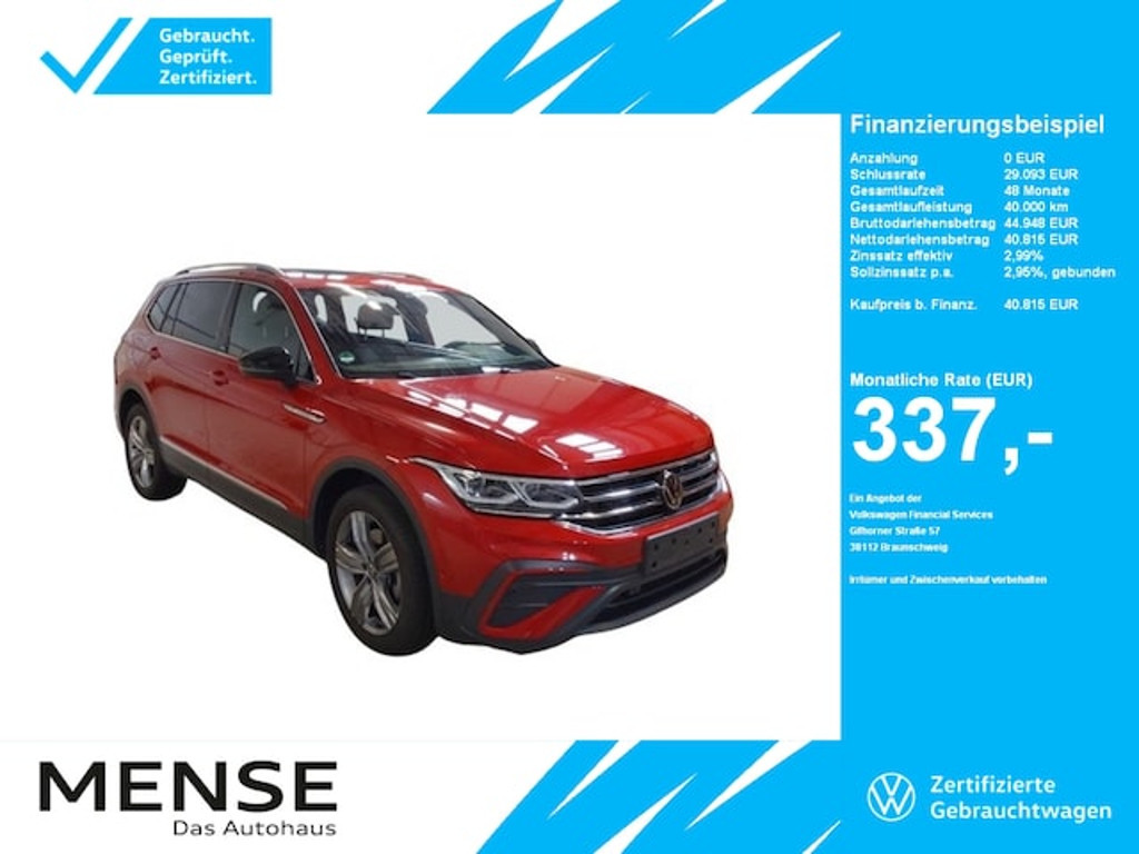 Volkswagen Tiguan 4Motion DSG Allspace 2.0 TDI