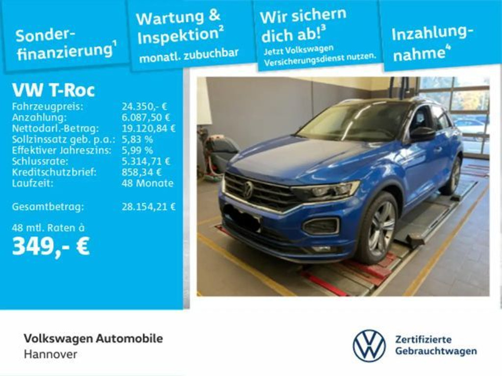 Volkswagen T-Roc DSG Sport R-Line 1.5 TSI