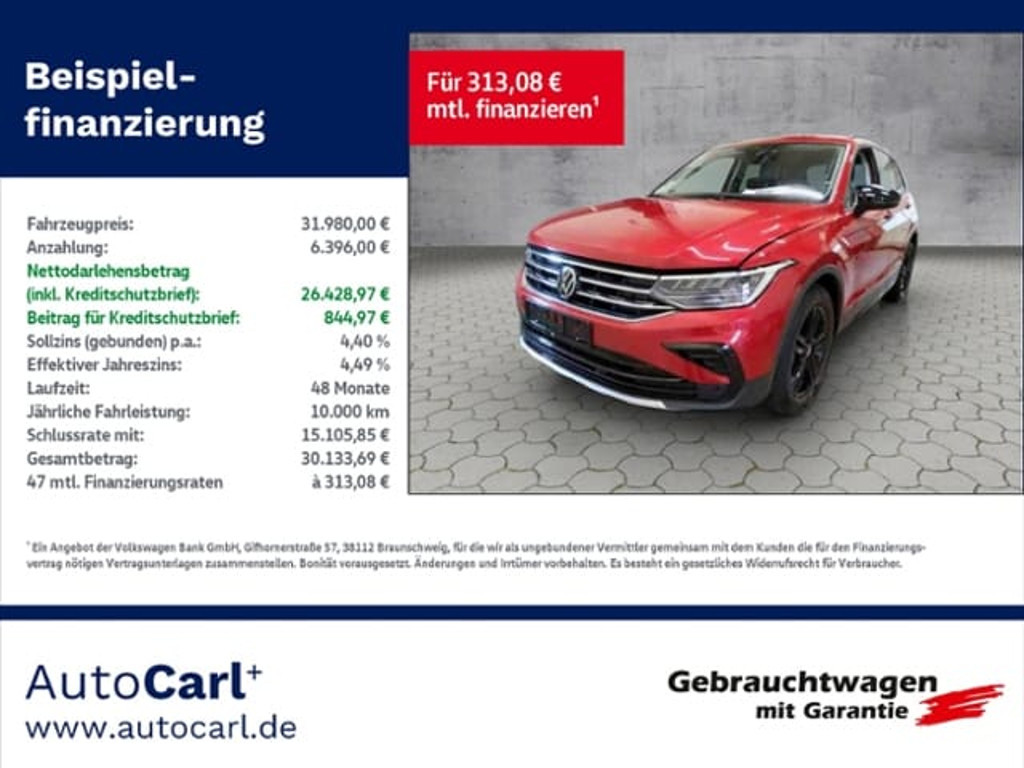 Volkswagen Tiguan 4Motion DSG Sport 2.0 TSI