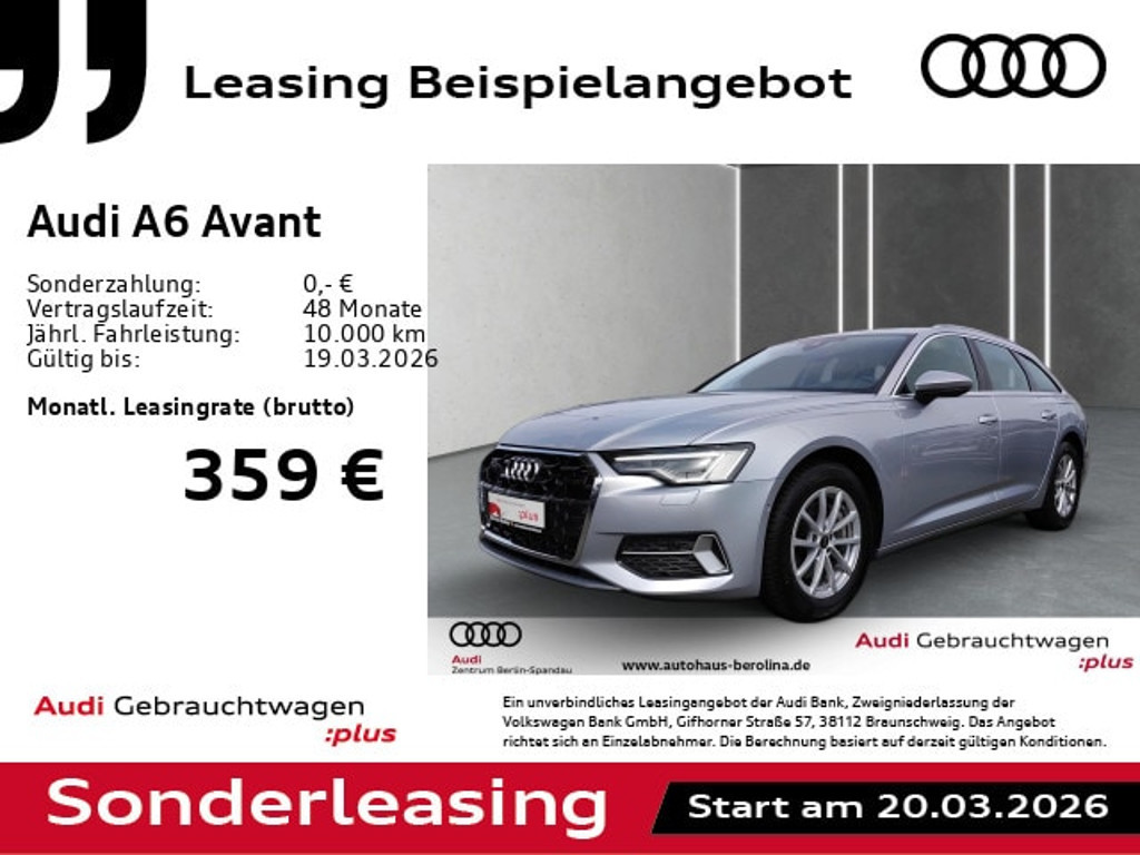 Audi A6 Avant S-Tronic 45 TFSI