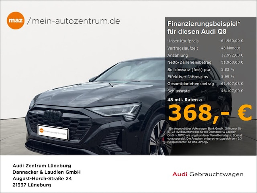 Audi Q8 e-tron Quattro S-Line 55