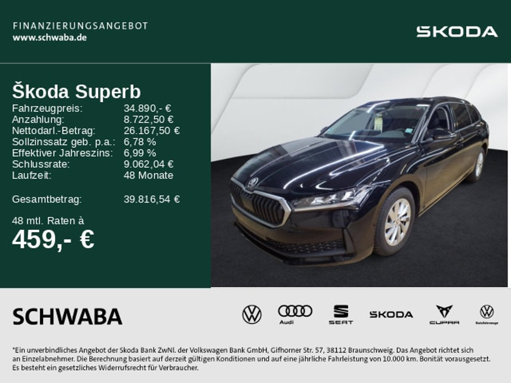 Skoda Superb Combi 2.0 TDI