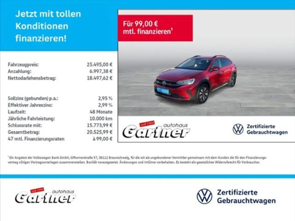 Volkswagen Taigo DSG 1.0 TSI Move