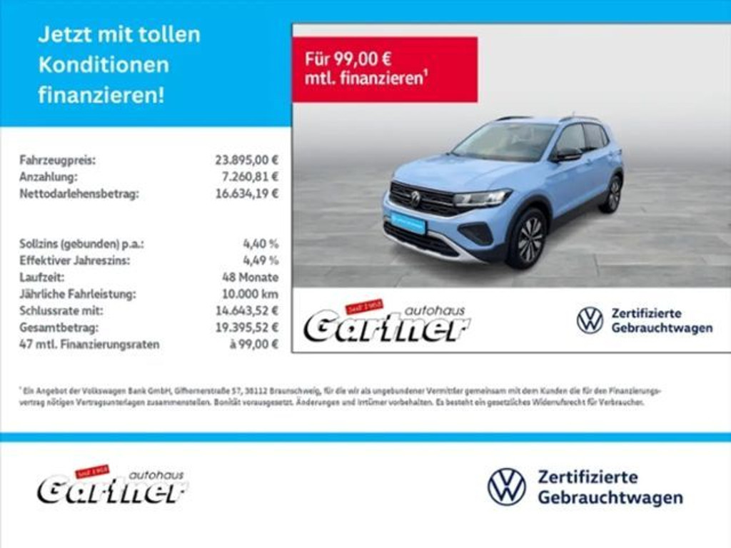 Volkswagen T-Cross 1.0 TSI