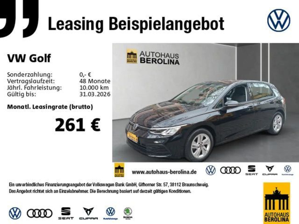 Volkswagen Golf Life 1.5 TSI Golf VIII