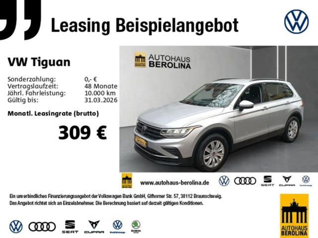 Volkswagen Tiguan DSG Life 2.0 TDI