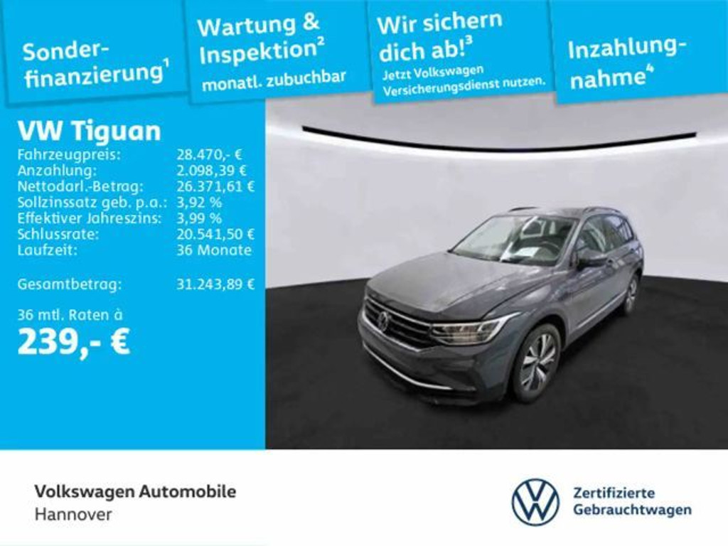 Volkswagen Tiguan DSG Life eHybrid 1.4 TSI
