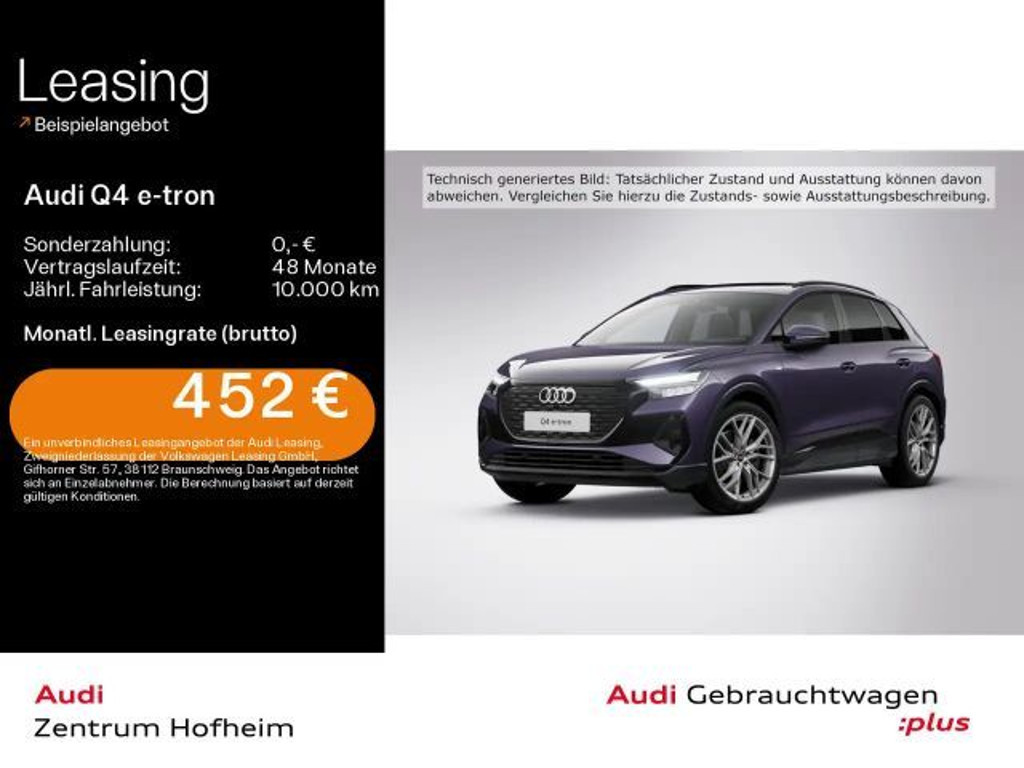 Audi Q4 e-tron S-Line