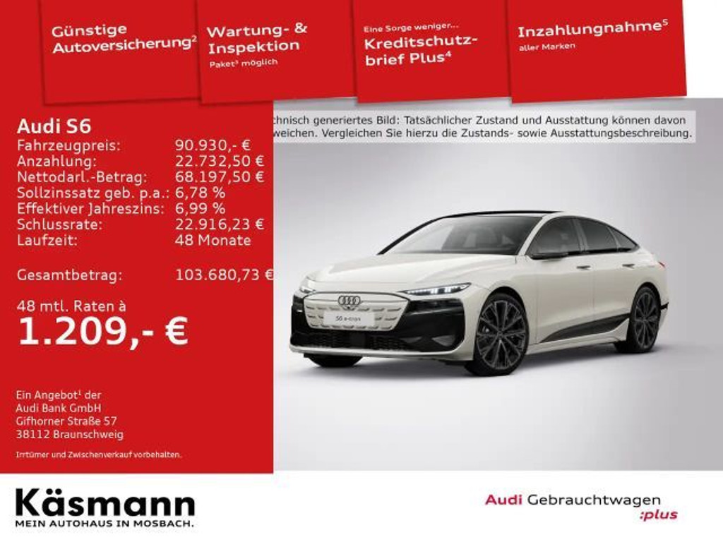 Audi S6 e-tron Sportback Quattro