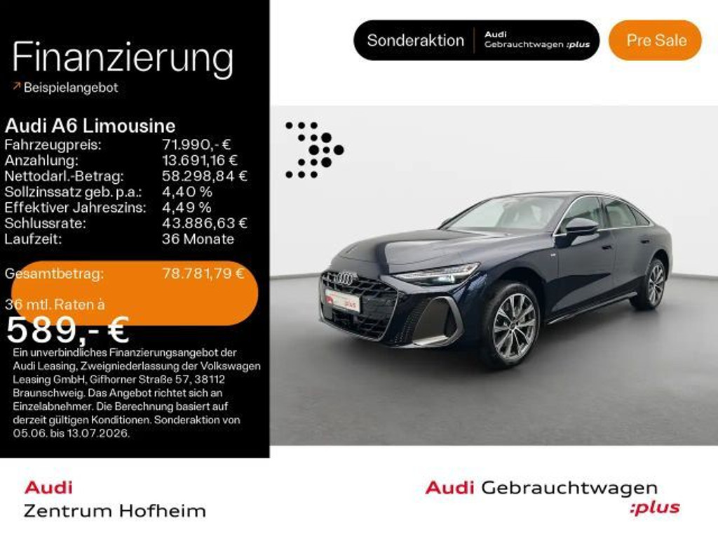 Audi A6 Sedan Quattro S-Line 55 TFSI