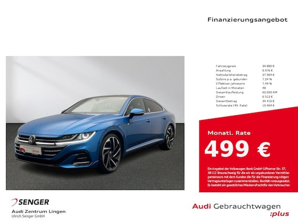 Volkswagen Arteon DSG R-Line 2.0 TDI