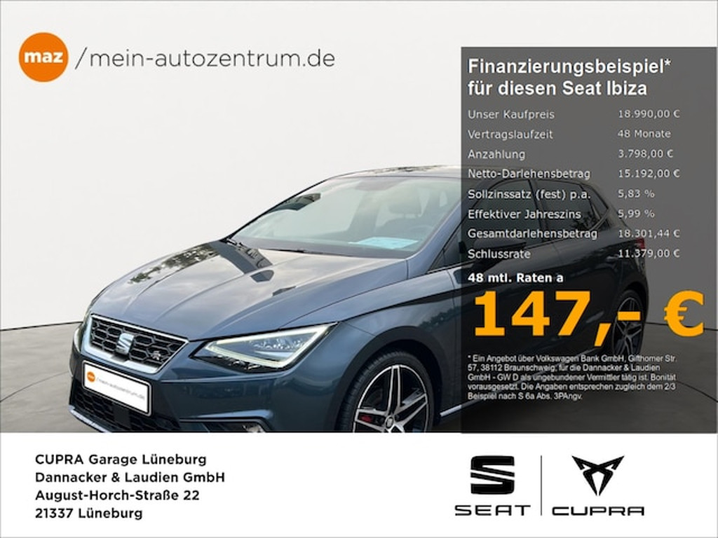 Seat Ibiza FR-lijn 1.0 TSI