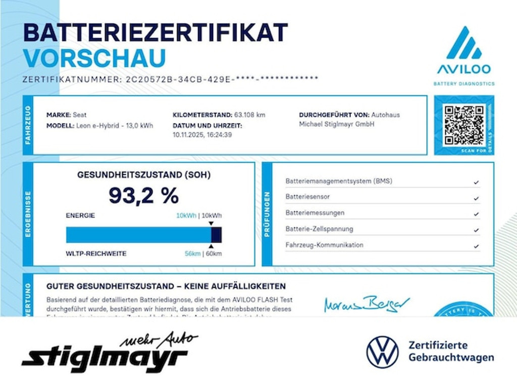 Cupra Leon Sportstourer 1.4 e-Hybrid DSG