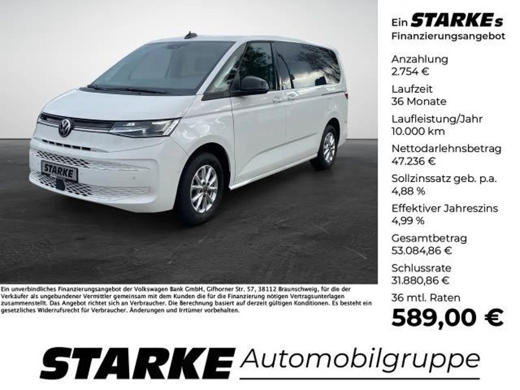 Volkswagen Multivan DSG Life 2.0 TDI Lang T7