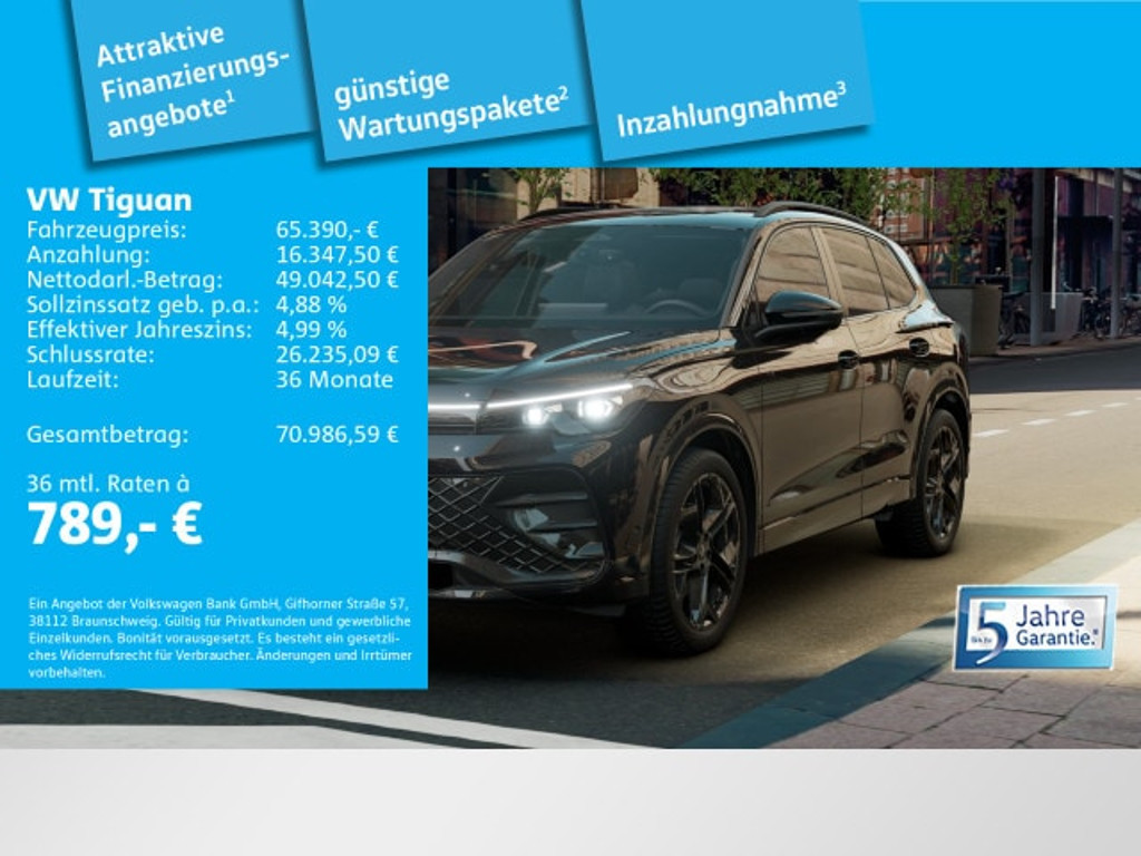 Volkswagen Tiguan R-Line IQ.Drive 2.0 TSI