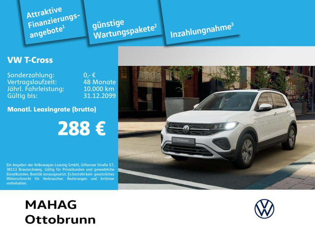 Volkswagen T-Cross Life 1.0 TSI