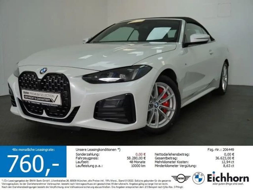 BMW 4 Serie 430 M-Sport xDrive Cabrio 430i