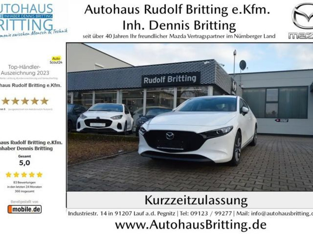 Mazda 3 Benzin 140PS 6AG Centre-Line Navi PDC SHZ