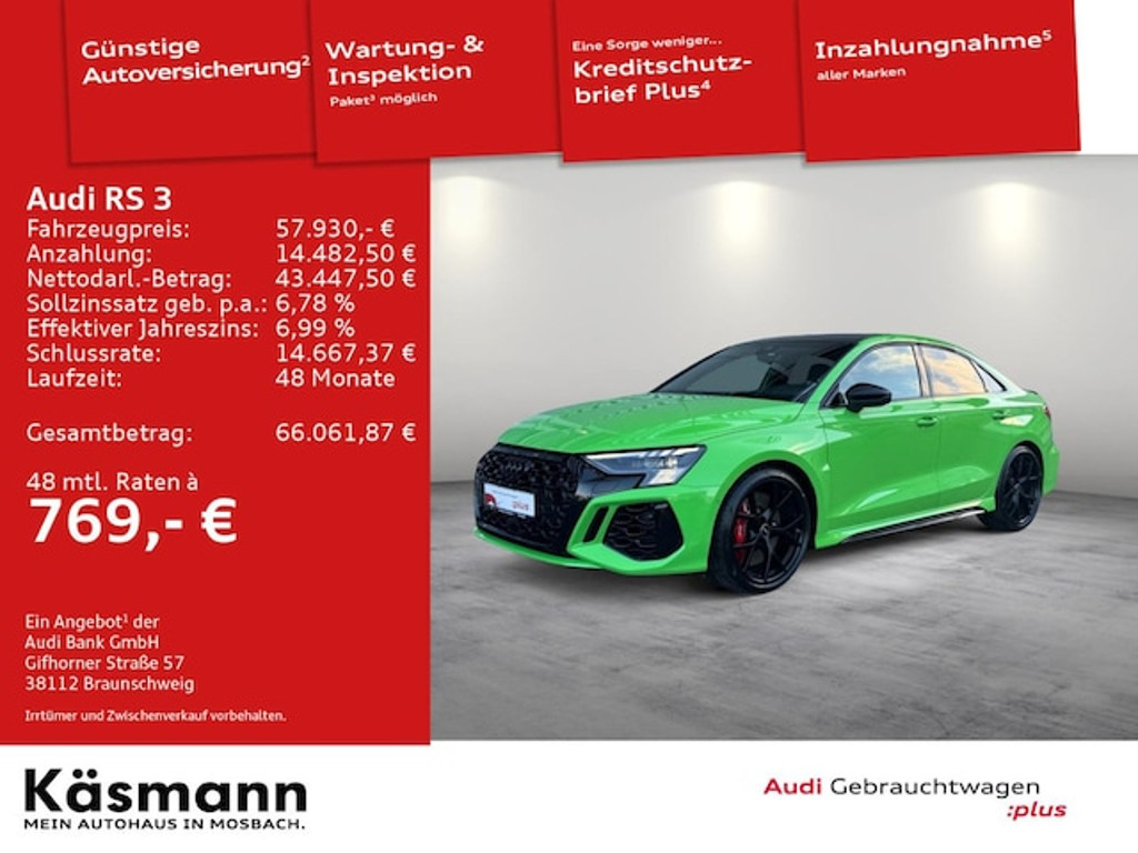 Audi RS3 Sedan Quattro S-Tronic