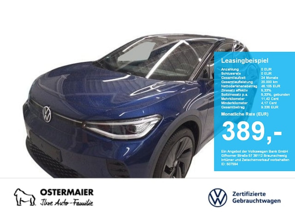 Volkswagen ID.5 340PS 4M NP.76T ACC.5J-G.WÄRMEPUMPE.AHK.AREA-VIEW.NAVI.HARMAN.HUD.PANO