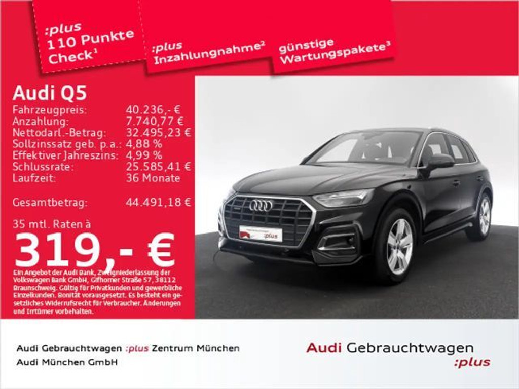 Audi Q5 Quattro S-Line S-Tronic 40 TDI
