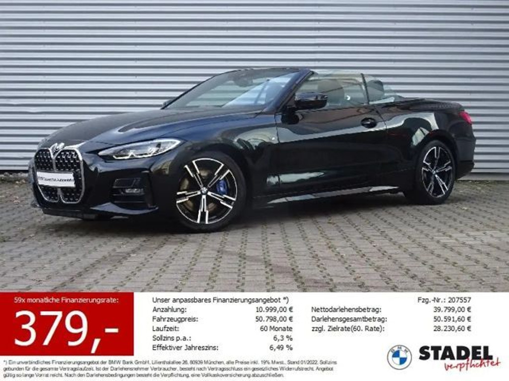 BMW 4 Serie 430 M-Sport Cabrio 430i