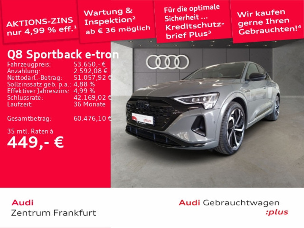Audi Q8 e-tron Sportback Quattro 50