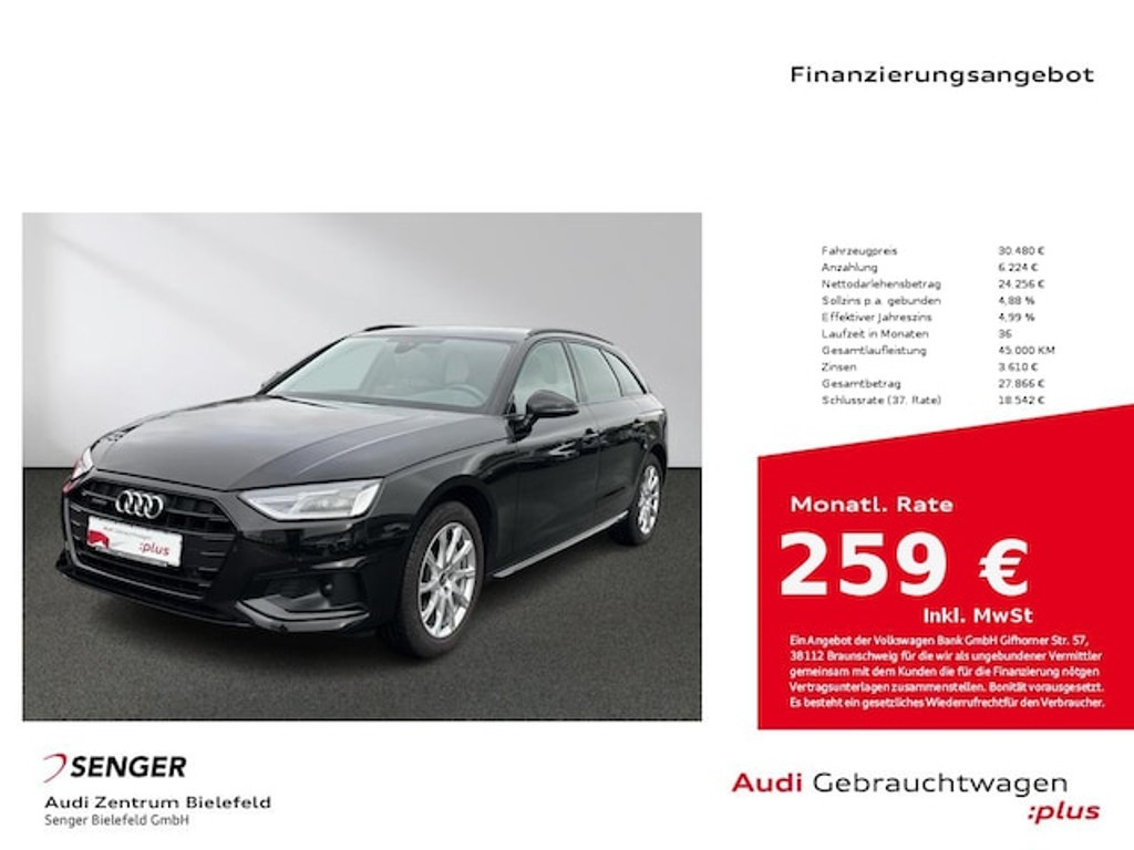 Audi A4 Avant Quattro S-Tronic 40 TDI