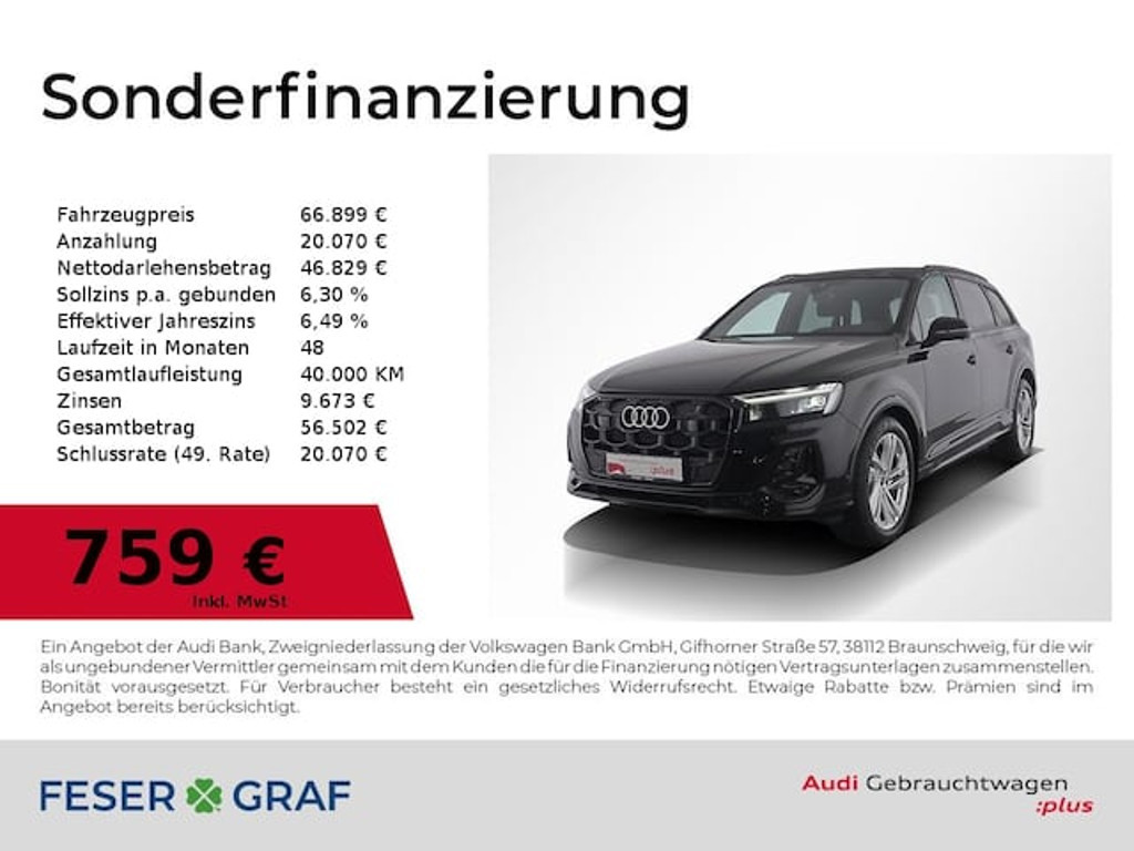 Audi Q7 Quattro S-Line 45 TDI