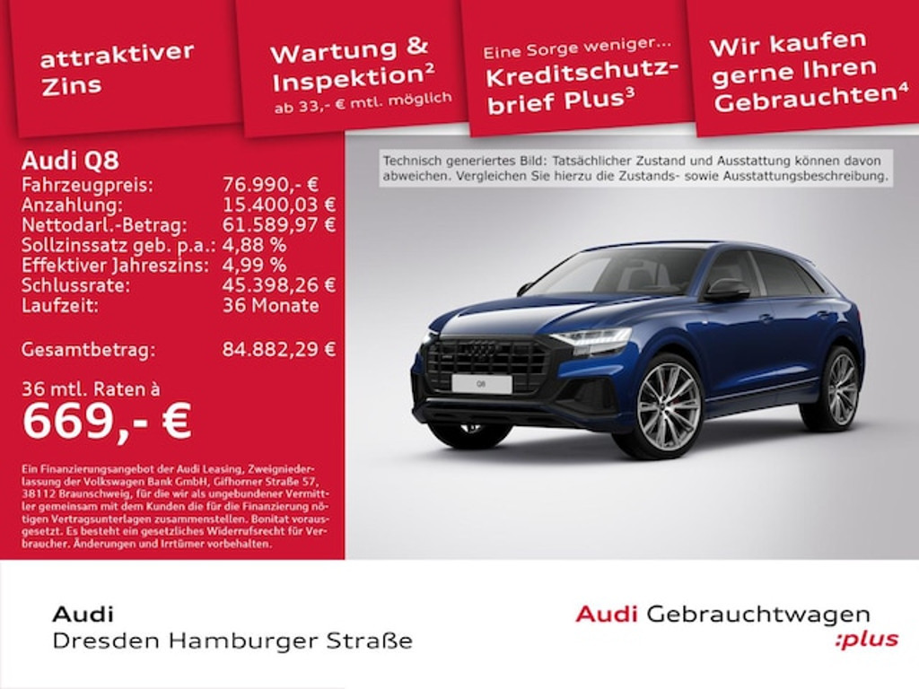 Audi Q8 Quattro Competition 50 TDI
