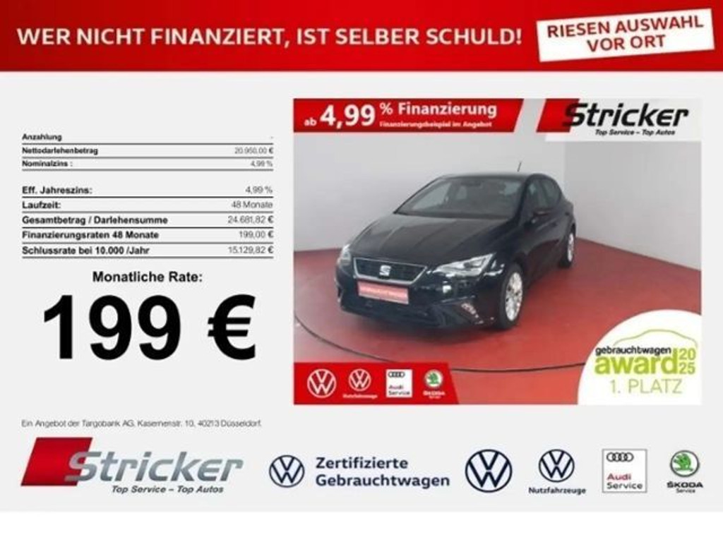 Seat Ibiza FR-lijn 1.0 TSI DSG