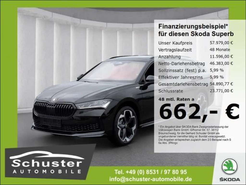 Skoda Superb Combi 4x4 Sportline