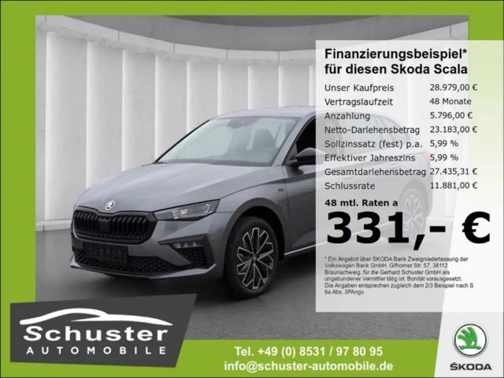 Skoda Scala 1.0 TSI Tour