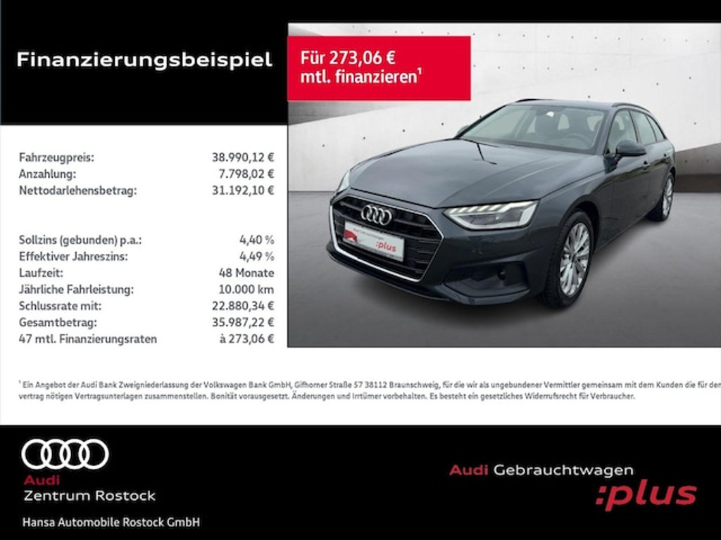 Audi A4 Avant S-Tronic 35 TDI