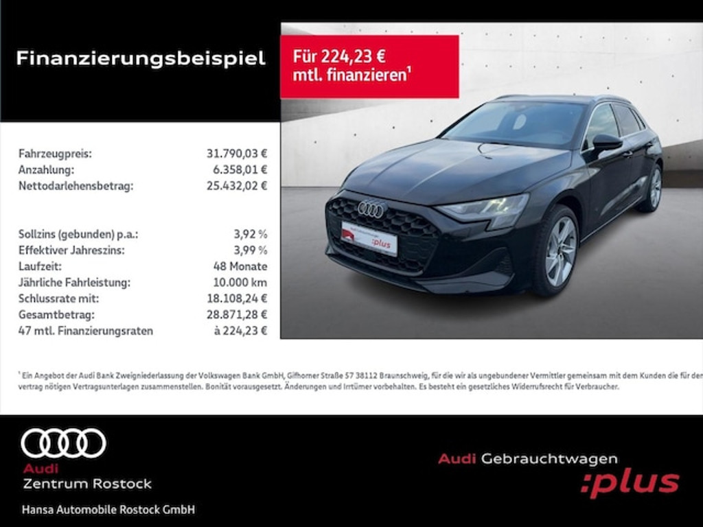 Audi A3 Sportback S-Tronic 30 TFSI