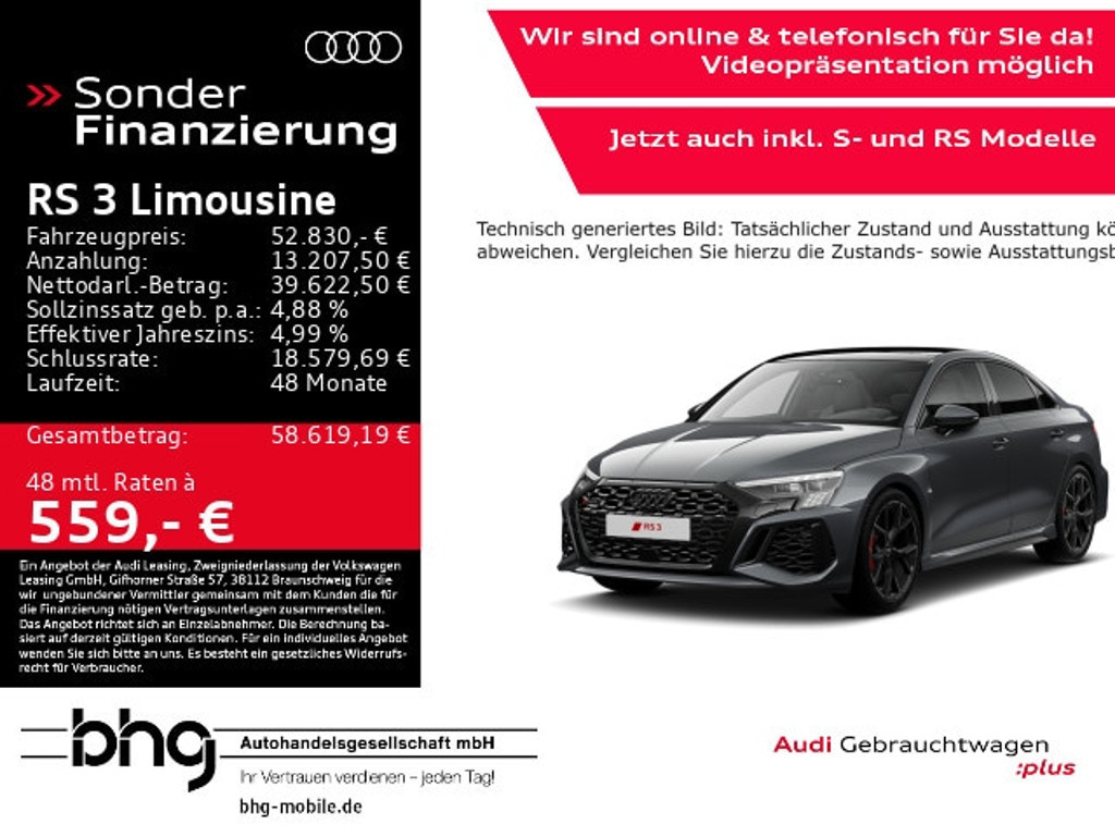 Audi RS3 Sedan Quattro S-Tronic