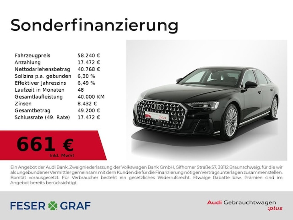 Audi A8 Quattro 50 TDI