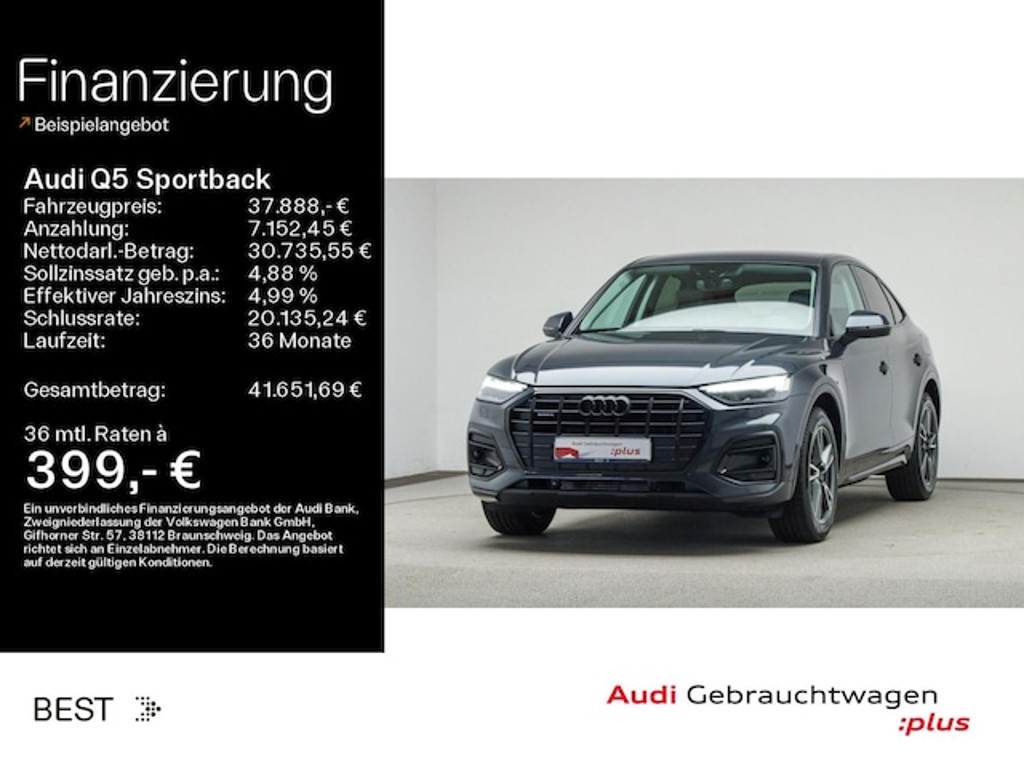 Audi Q5 Sportback Quattro S-Tronic Hybride 50 TFSI