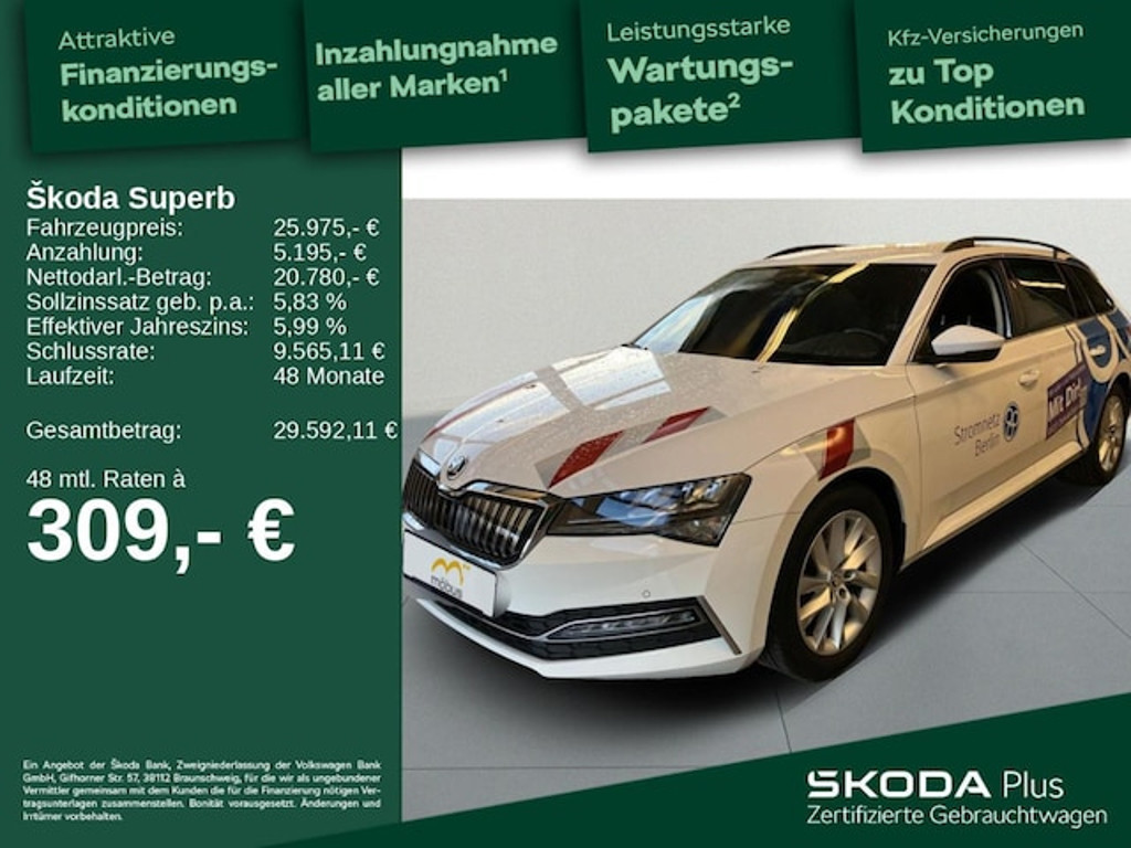 Skoda Superb Ambition Combi iV 1.4 TSI
