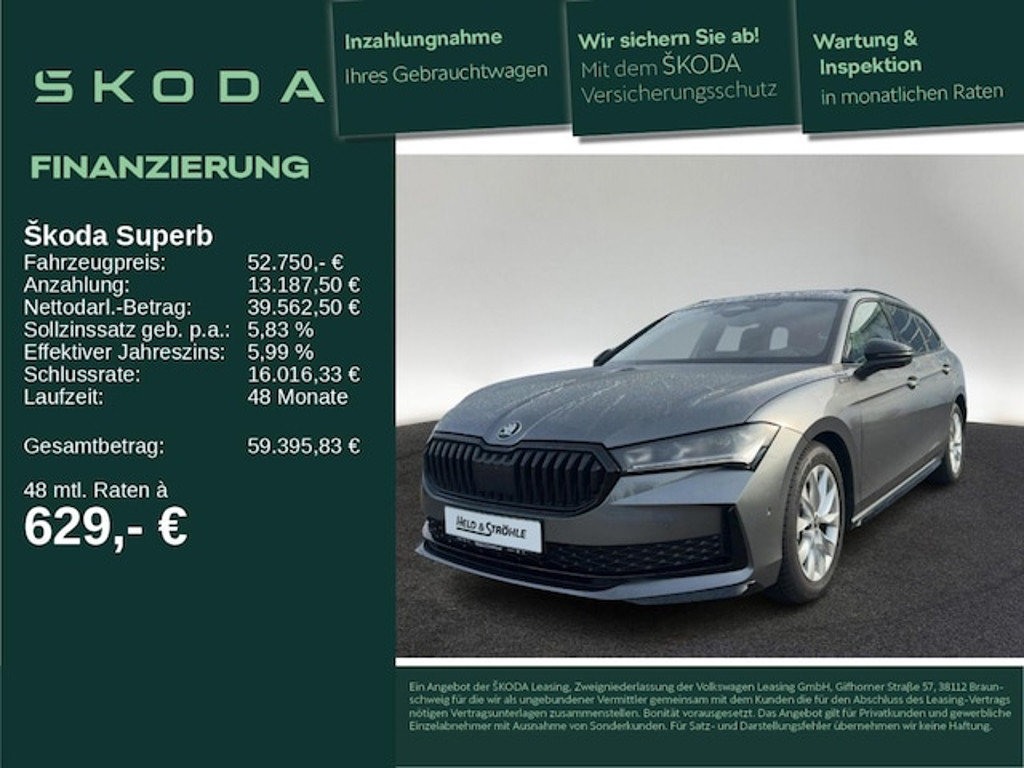 Skoda Superb Combi 4x4 Sportline 2.0 TDI