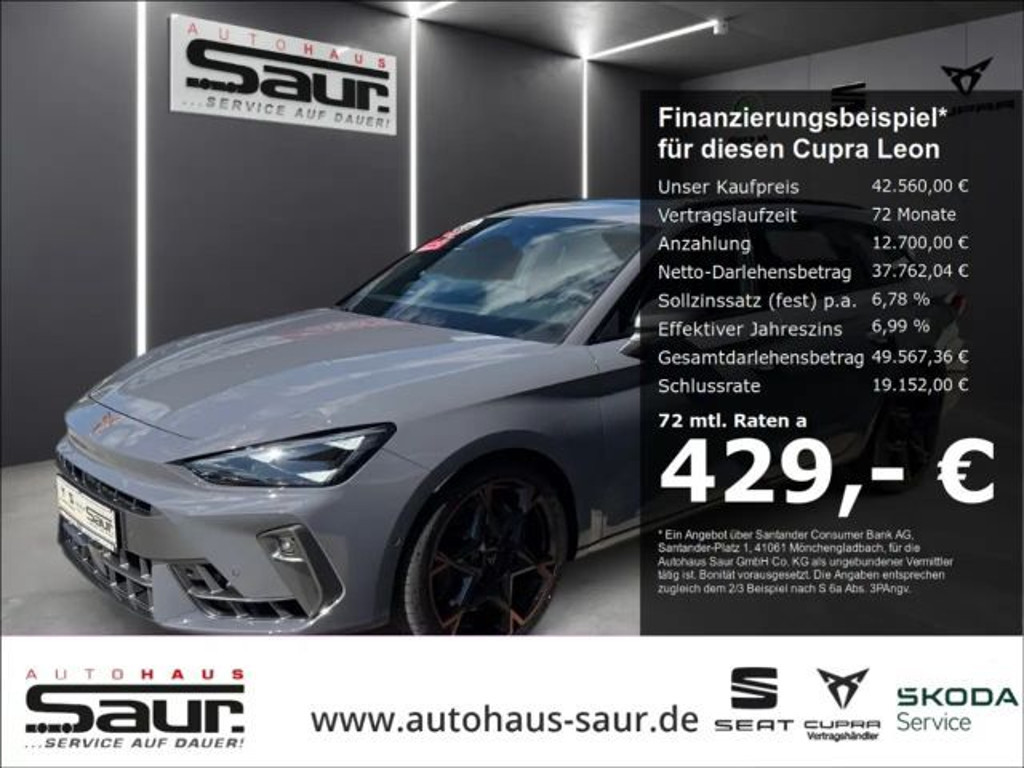 Cupra Leon Sportstourer 4Drive 2.0 TSI DSG VZ
